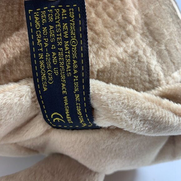 1996 Aurora Prestige Handcrafted Plush Turtle 16" Collectible Stuffed Animal - Picture 7 of 11